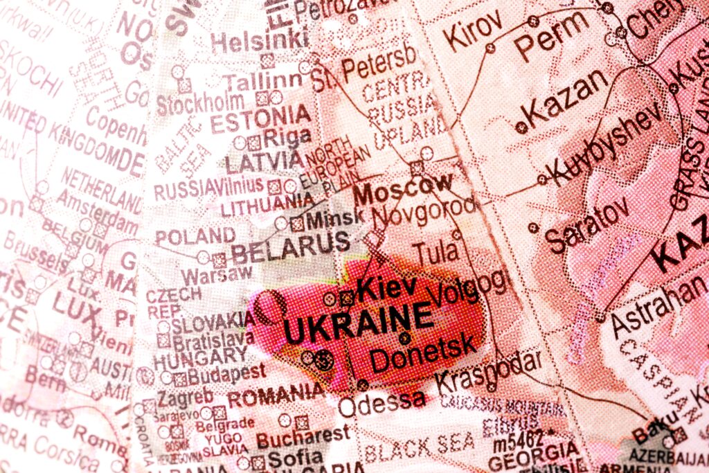 Ukraine marked with red color on the map stop war 2023 11 27 05 29 46 utc 2