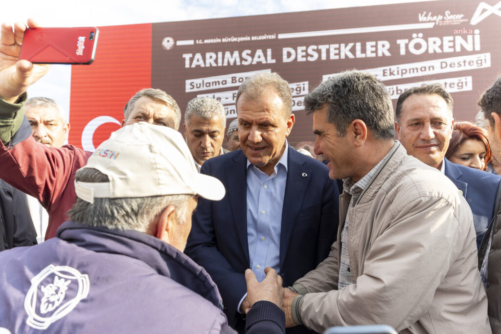 Mersin büyükşehir'den tarsus ve çamlıyayla'daki üreticilere destek