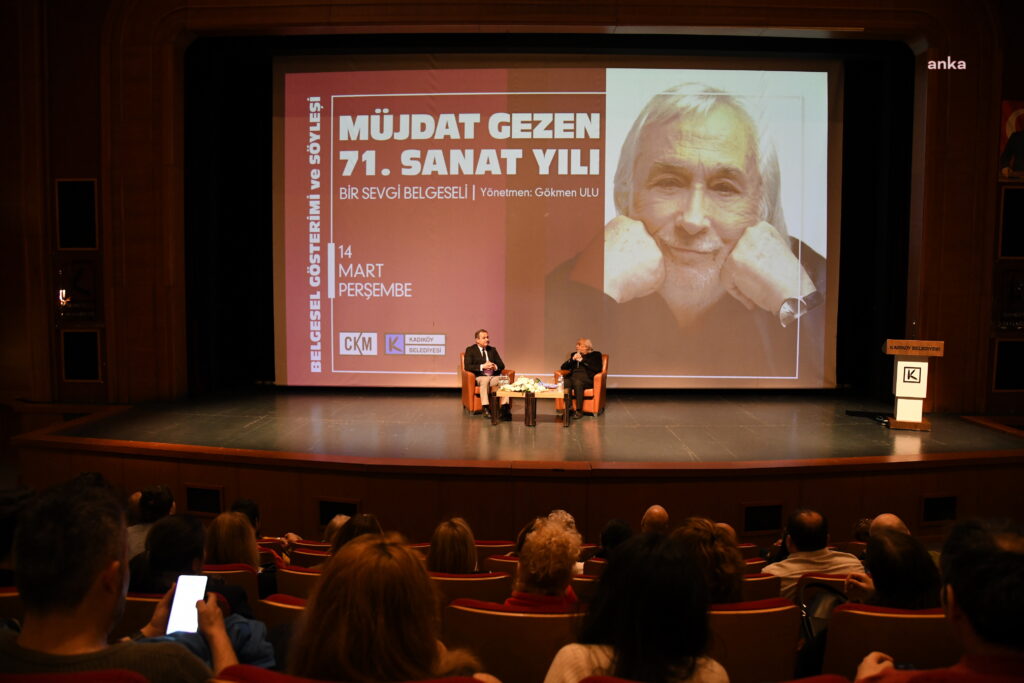 Müjdat gezen, 71'inci sanat yılını kutladı