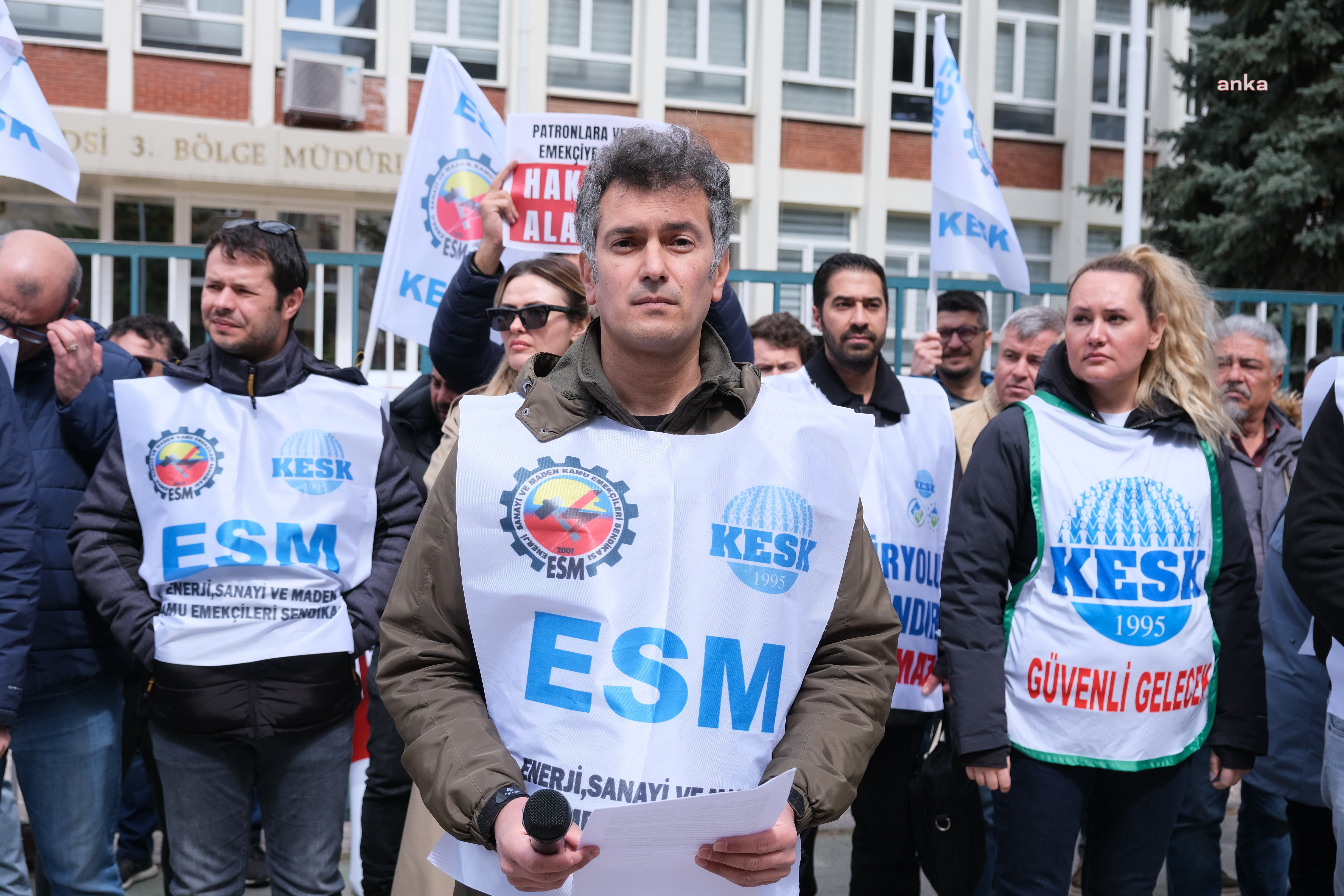 Esm üyelerinden eskişehir'de protesto