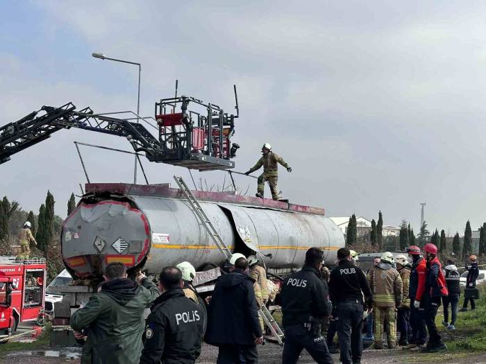 Tanker yangınında yaralanan bir vatandaş hayatını kaybetti