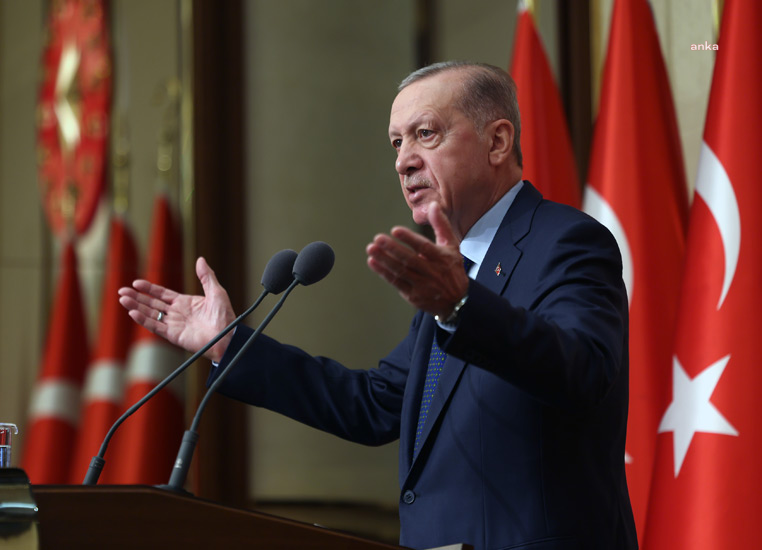 Erdoğan: ''sırf filistin'e destek verdikleri i̇çin rektörler, profesörler i̇şten atılıyor''
