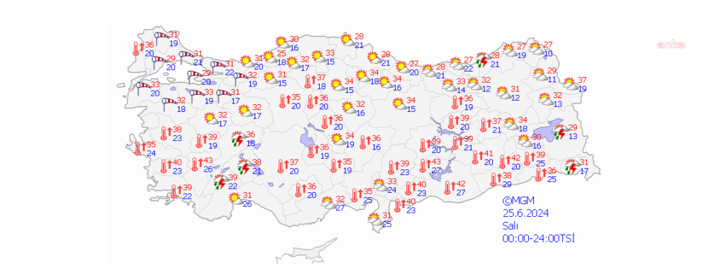 Hava sıcaklığı 8 ilde 40 derecenin üzerine çıkacak