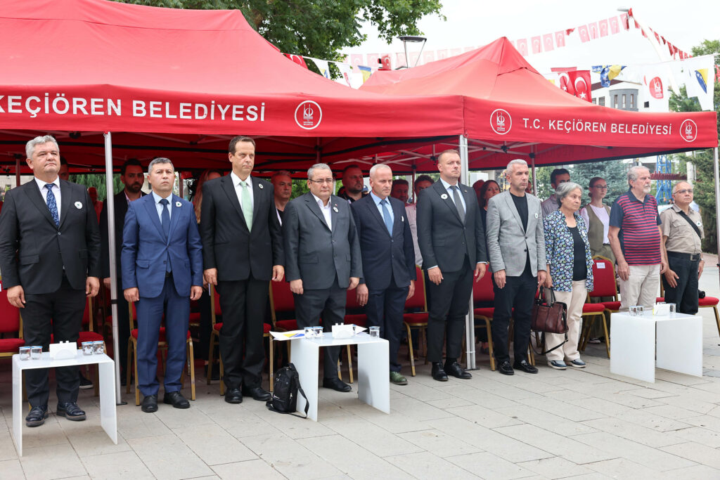 Srebrenitsa şehitleri keçiören'de anıldı