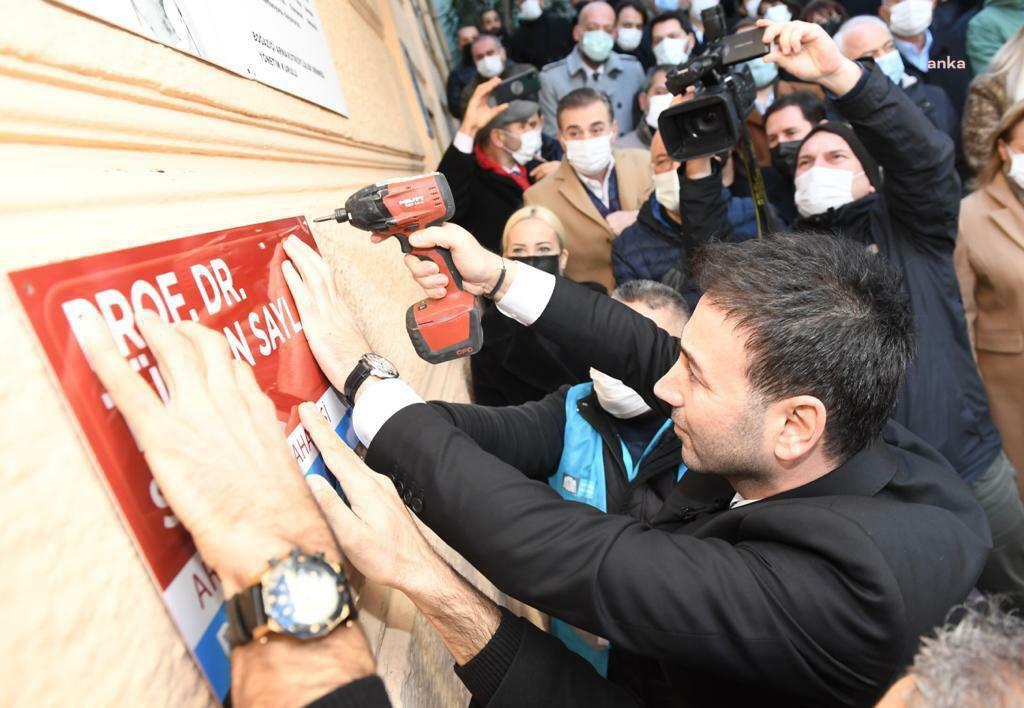 Türkan saylan'ın adı yaşadığı sokağa verildi...