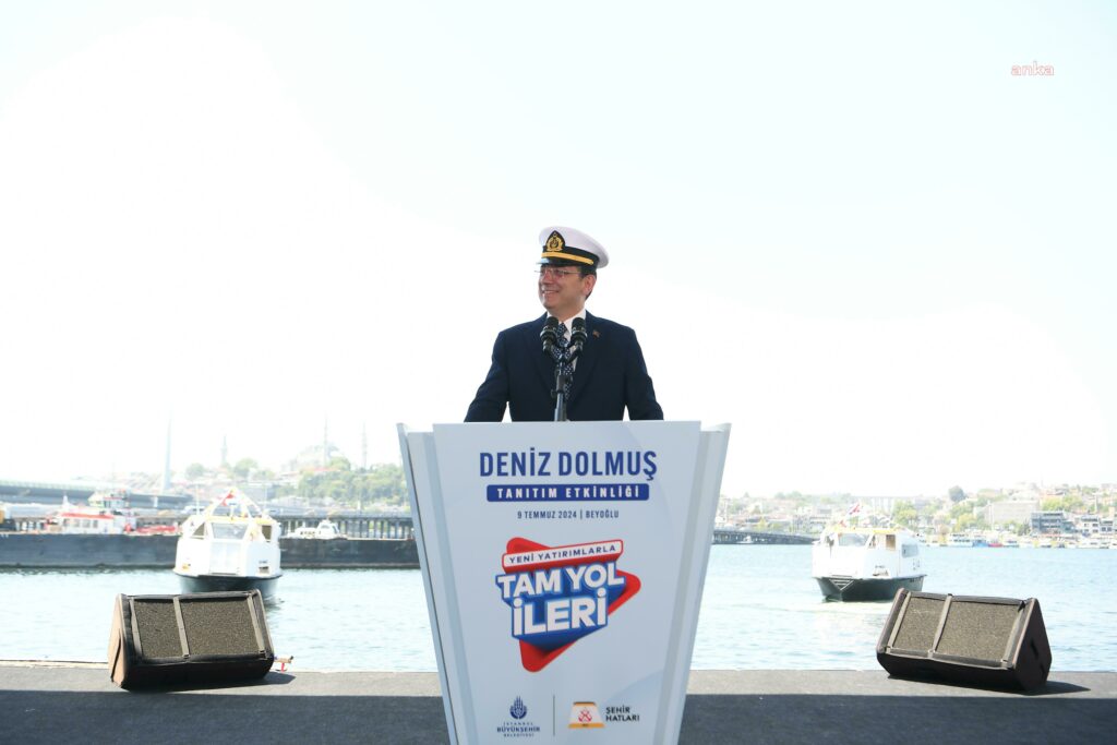 Deniz dolmuş suya i̇ndi