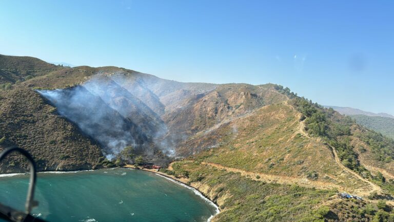 Muğla’nın Marmaris ilçesi dün çıkan orman yangına neden oldukları düşünülen ve karavanları ile yangın çıkan bölgeden uzaklaşırken görüntülenen 3 kişi gözaltına alındı.