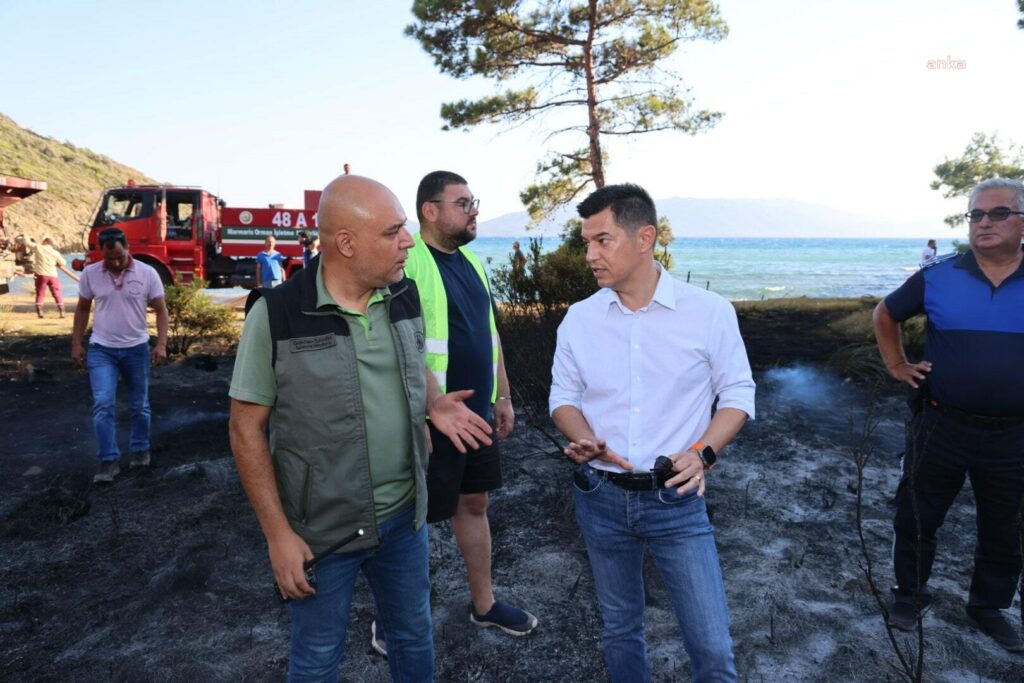 Marmaris yangını ile ilgili 3 kişi gözaltına alındı