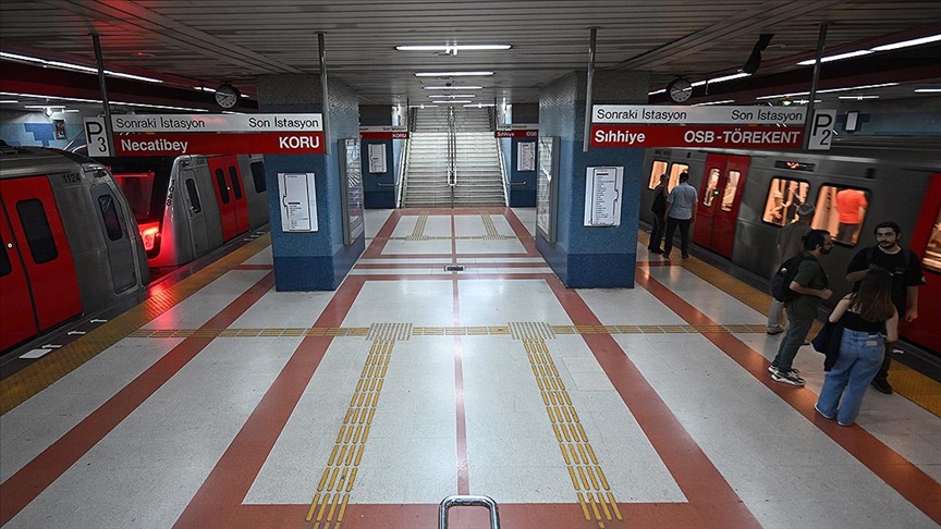 Kızılay - koru metro seferleri başladı