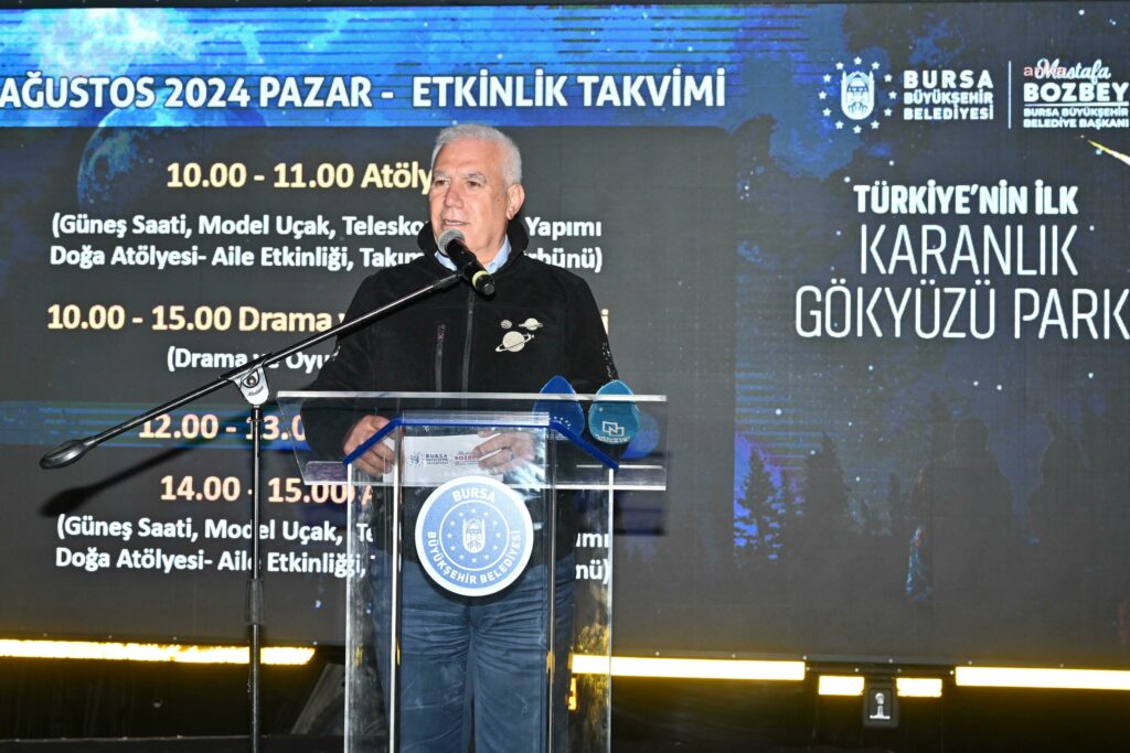 Türkiye’nin ilk “karanlık gökyüzü parkı” bursa’da açıldı