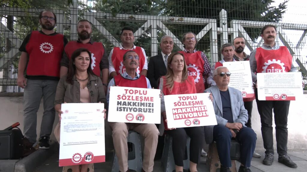 Çerkezoğlu, devrimci sağlık-i̇ş'in eylemine destek verdi