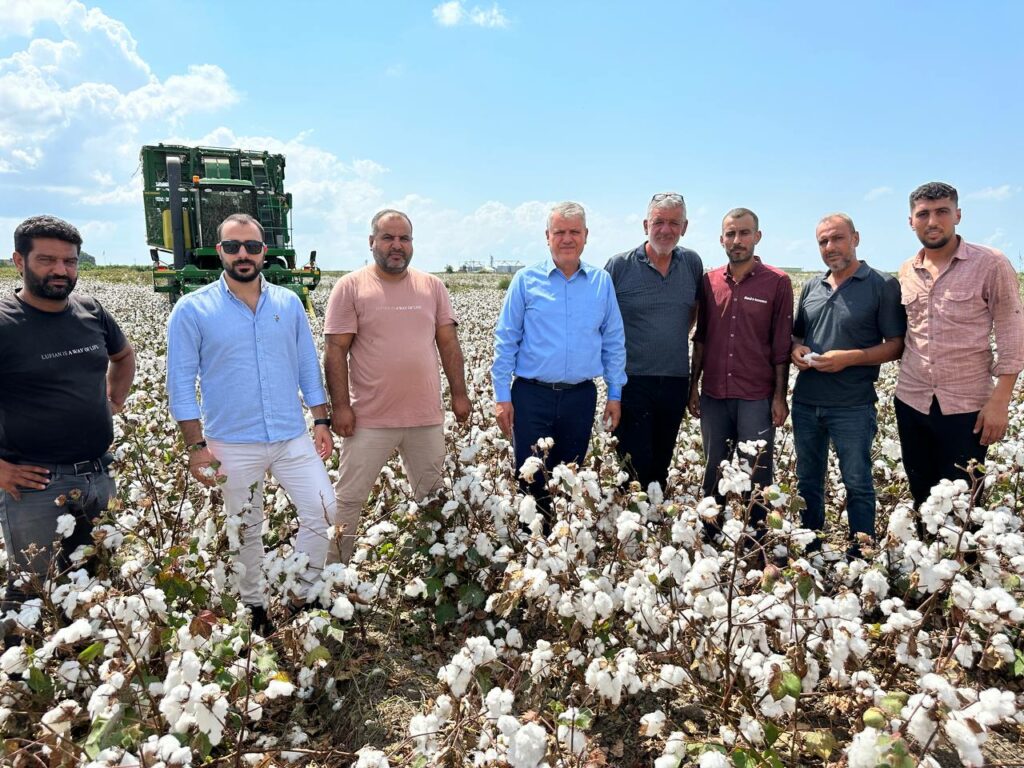 Chp'li ayhan barut pamuk üreticileriyle görüştü