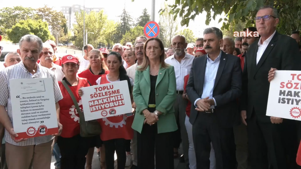 Devrimci sağlık-i̇ş'in bakanlık önündeki oturma eylemi 10'uncu gününde...