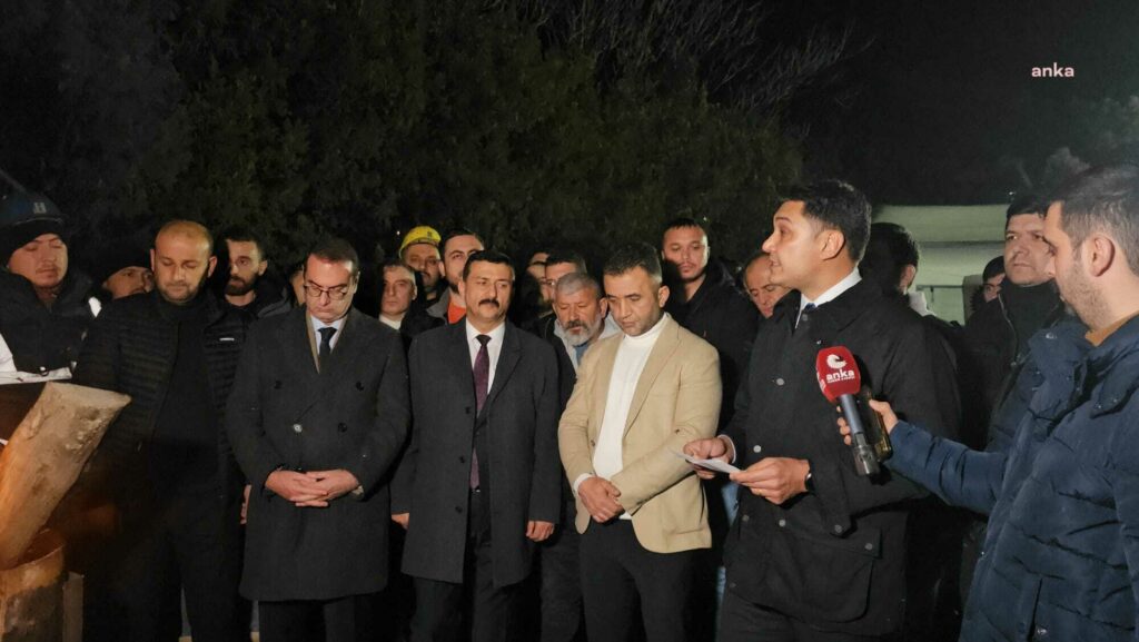 İYİ Parti heyeti, Çayırhan madencilerine destek ziyaretinde bulundu