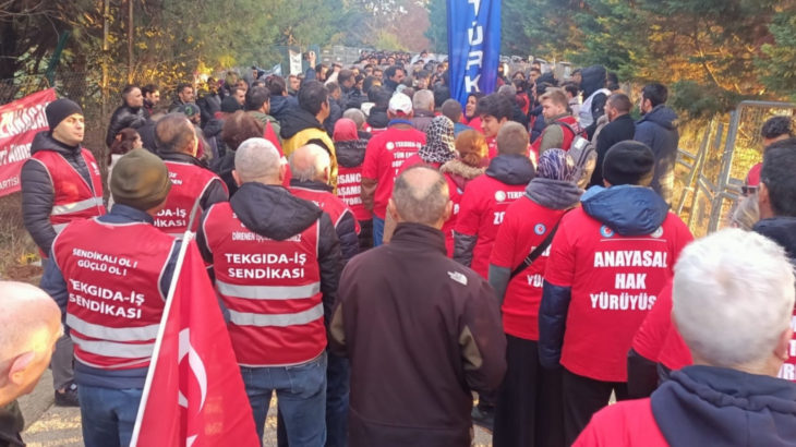 Polonez işçilerinin "Anayasal Hak Yürüyüşü" çevik kuvvet tarafından engellendi