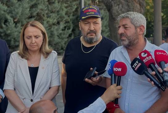 Gazilerin hakları i̇çin bakan çiftçi ile görüştüler